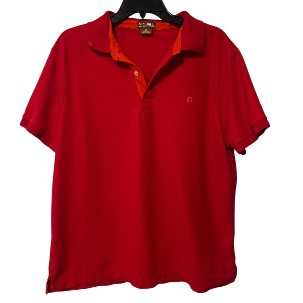 Men’s Red Michael Kors Polo